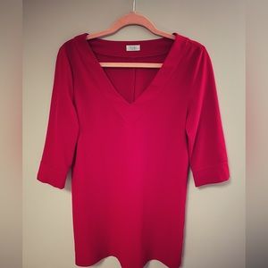 Red shift dress, mini